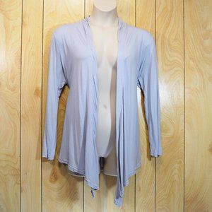 NWD Grey Drape Front Cardigan